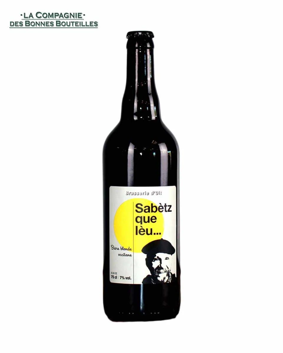 Bière Brasserie d'olt - Sabetz que leu blonde 75cl - Vins Rouges Harmonieux pour Chaque Occasion - Mandala