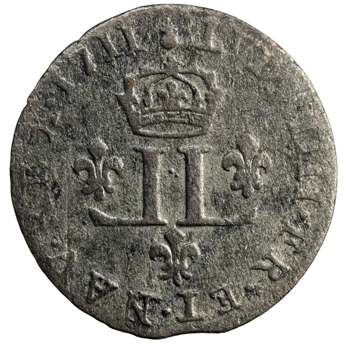 Louis XIV XV deniers 1711 Metz - Vins Rouges Harmonieux pour Chaque Occasion CAVISTE