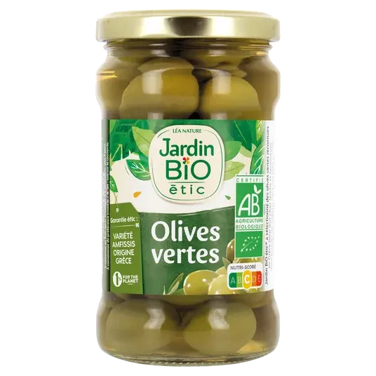 JB OLIVES VERTES – GRECE 300G - E-shop mondial – Produits durables, modernes et accessibles partout