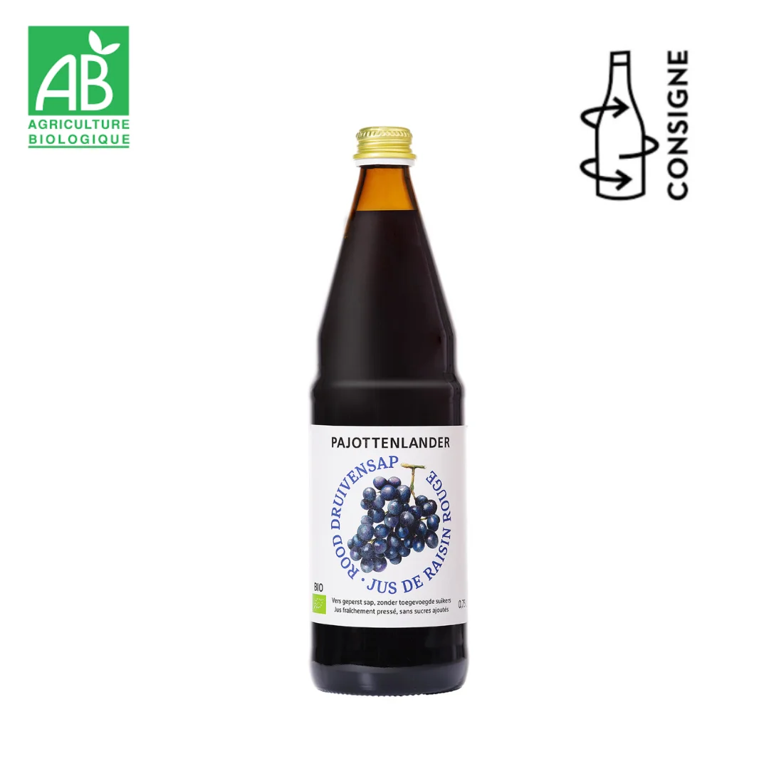 Jus Raisin 75cl – Consigné - Vins Rouges Harmonieux pour Chaque Occasion