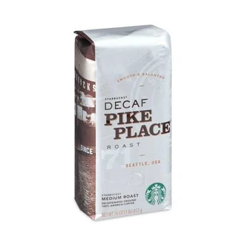 Starbucks Coffee, Pike Place Decaf, 1 lb Bag, , 6/Carton - Saldi Straordinari – Offerte Speciali Disponibili Adesso