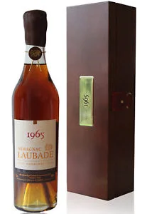 Armagnac Laubade millésime 1965 en 70 cl - Vins Rouges Harmonieux pour Chaque Occasion