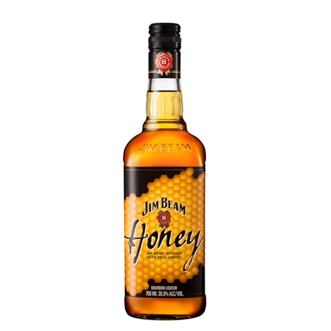 BOURBON Jim BEAM HONEY 70cl 30% - Vins Rouges Harmonieux bois pour Chaque Occasion