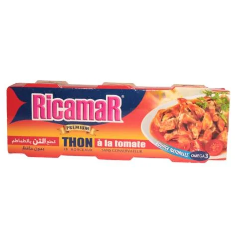 Triplette de thon en morceaux à la tomate Ricamar - Vins Rouges Harmonieux pour Chaque Occasion - {'count': 1, 'name': 'terrines'}