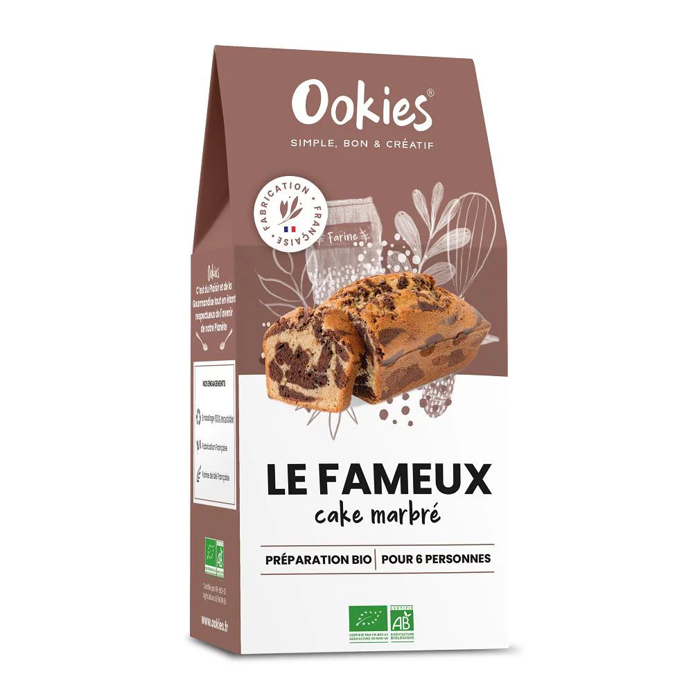 OOKIES – LE FAMEUX CAKE MARBRÉ 370G - ​Boulangerie-Pâtisserie | Pain au Levain & Viennoiseries