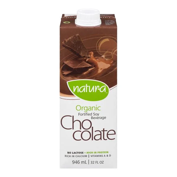 Natur-a Boisson de soya biologique enrichie à la saveur de chocolat 946 ml - Vins Rouges Harmonieux pour Chaque Occasion - {'count': 1, 'name': 'CHOCOLAT'}
