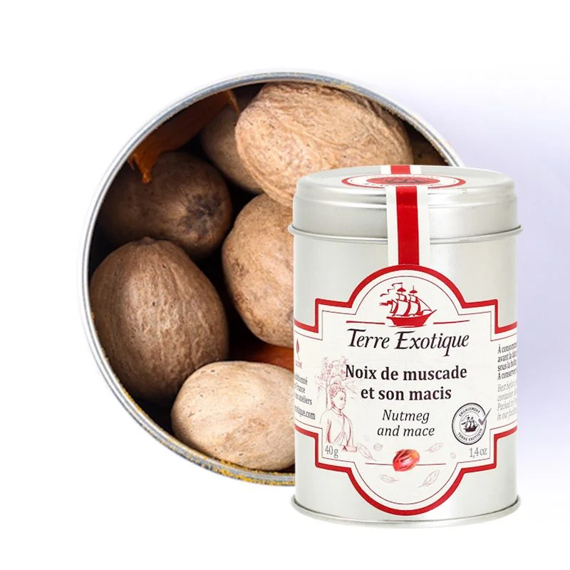 Noix cl de muscade et son macis - Vins Rouges Harmonieux pour Chaque Occasion