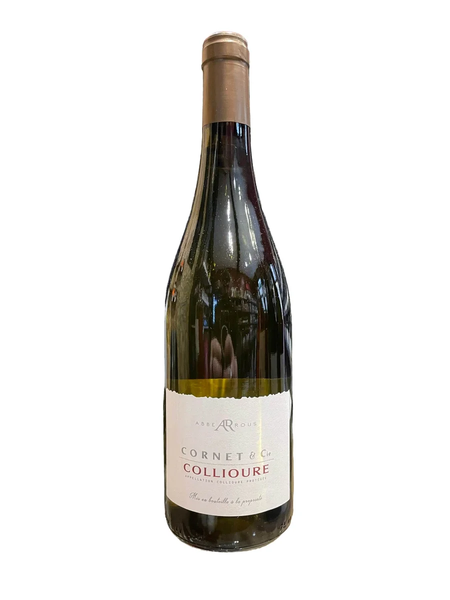 Collioure Cornet Cie Blanc 75cL Cave l’Abbé Vins Rouges Harmonieux Occasion