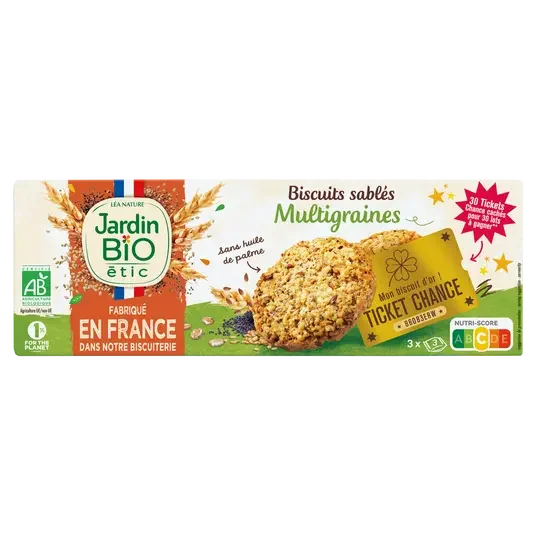 JB sablés multigraines bio 150 g - E-shop mondial – Produits durables, modernes et accessibles partout