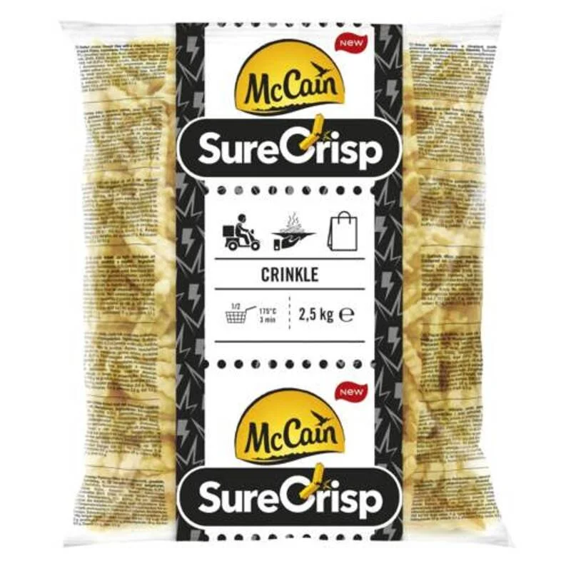 MCCAIN CRINKLE SURECRISP 2,5KG - Saldi Straordinari – Offerte Speciali Disponibili Adesso - French fries
