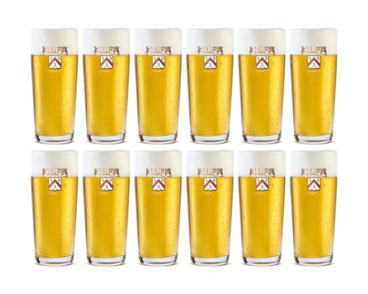 Alfa Fluitje (12x 18cl) - Vins Rouges Harmonieux personnalisable pour Chaque Occasion