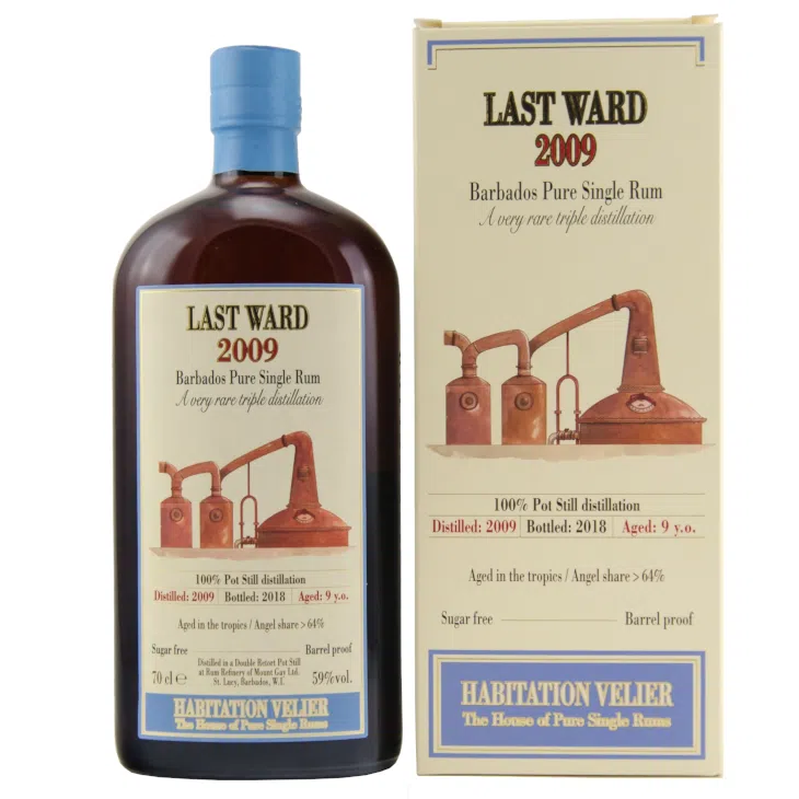 Habitation Velier – Last Ward 2009 – Rhum 59° 70cl sous étui - Vins Rouges Harmonieux pour Chaque Occasion