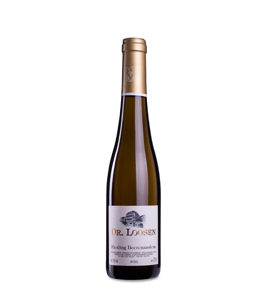 Vin Blanc Dr. Loosen Riesling Beerenauslese 2018, 37,5cl Mosel, Allemagne - Vins Rouges Harmonieux pour Chaque Occasion