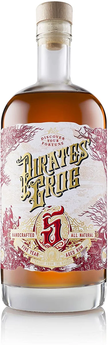 Pirates Grog 5Y 70cl 37,5° - Vins Rouges Harmonieux pour Chaque Occasion