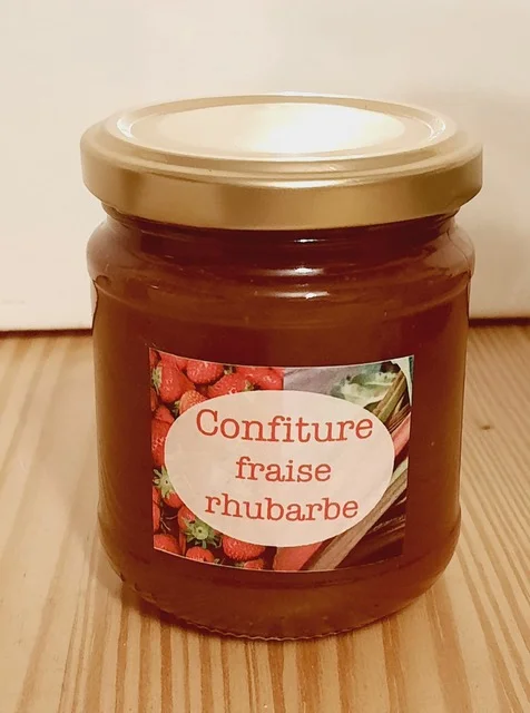 Confitures fraise rhubarbe Édition Limitée Art Table Française Promotion
