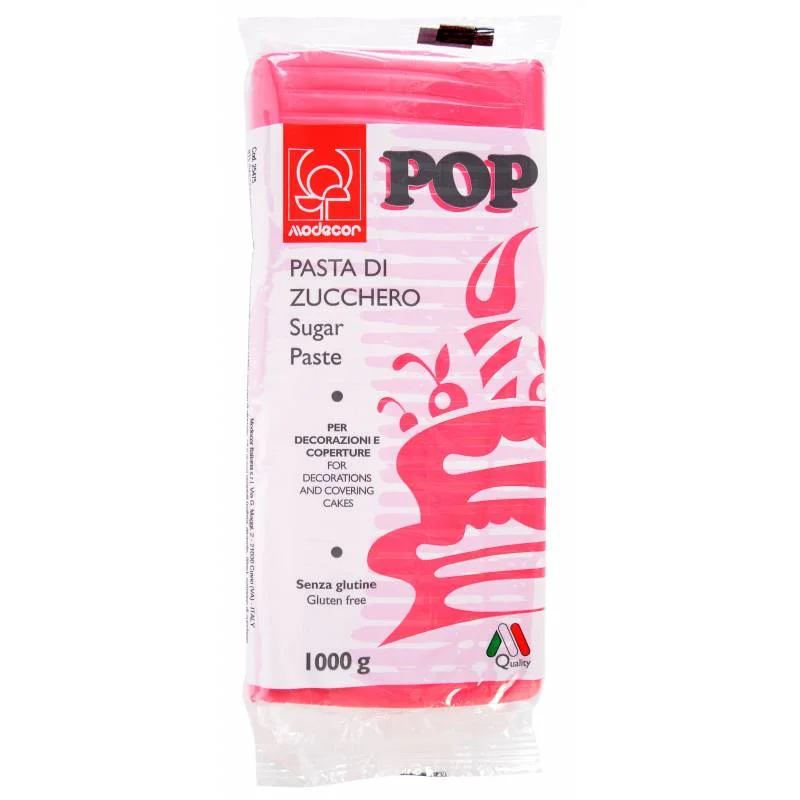 PATE DE SUCRE POP 1KG ROSE BONBON - ​Boulangerie-Pâtisserie | Pain au Levain & Viennoiseries