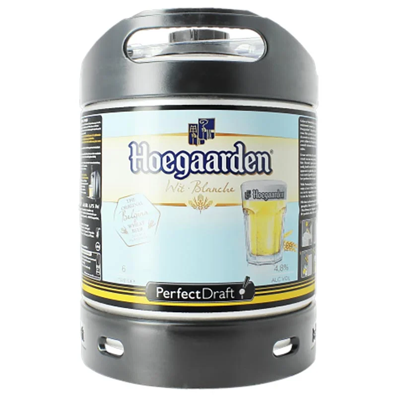 Mini Fût Hoegaarden blanche 6 litres - Vins Rouges Harmonieux pour Chaque Occasion