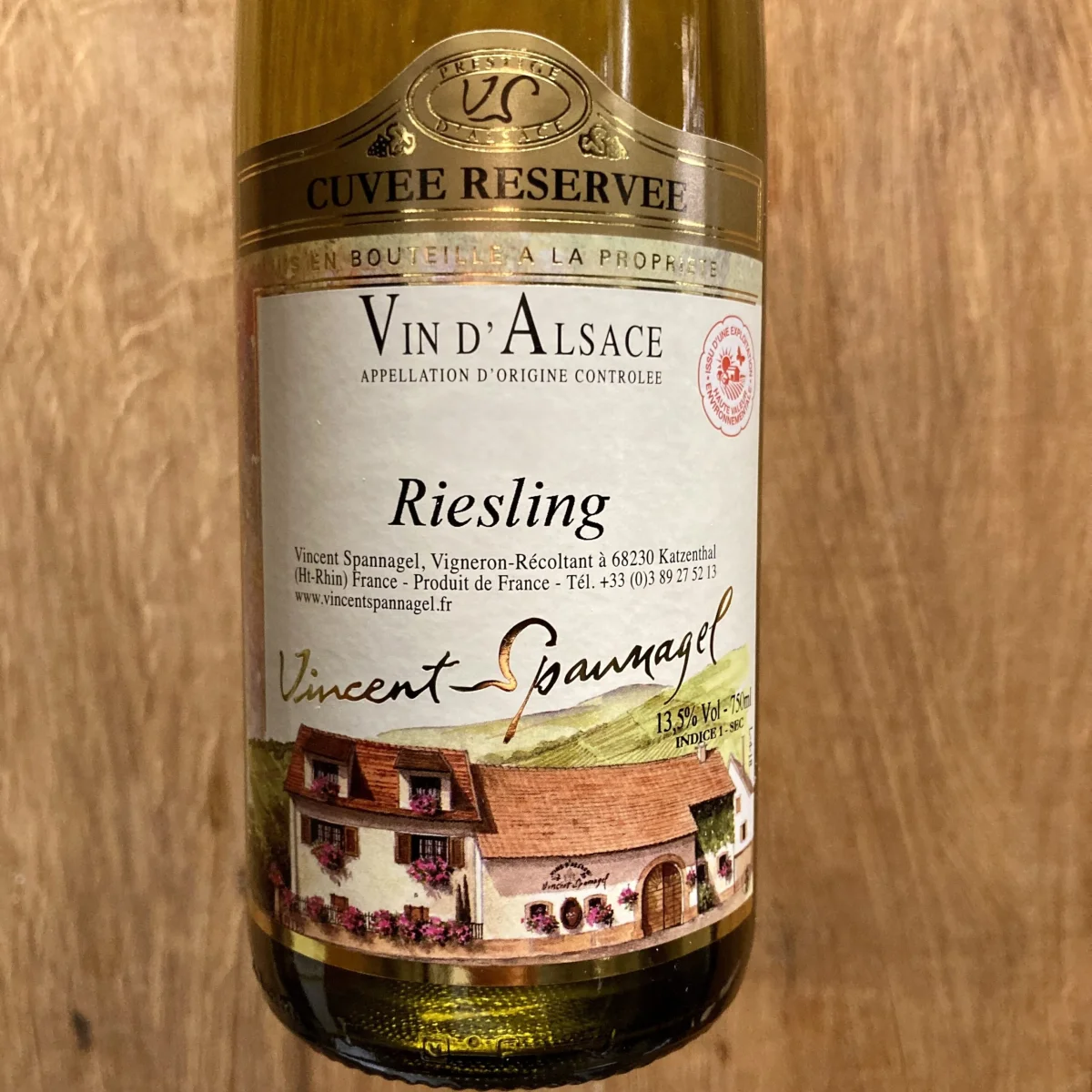 Riesling 2024 « Cuvée Réservée » - Vins Rouges Harmonieux Wolfberger pour Chaque Occasion