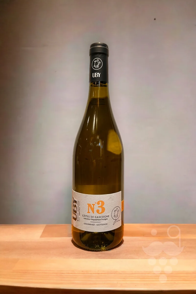 Uby Numéro 3 Côtes de BIO Gascogne Colombard Sauvignon - Vins Rouges Harmonieux pour Chaque Occasion