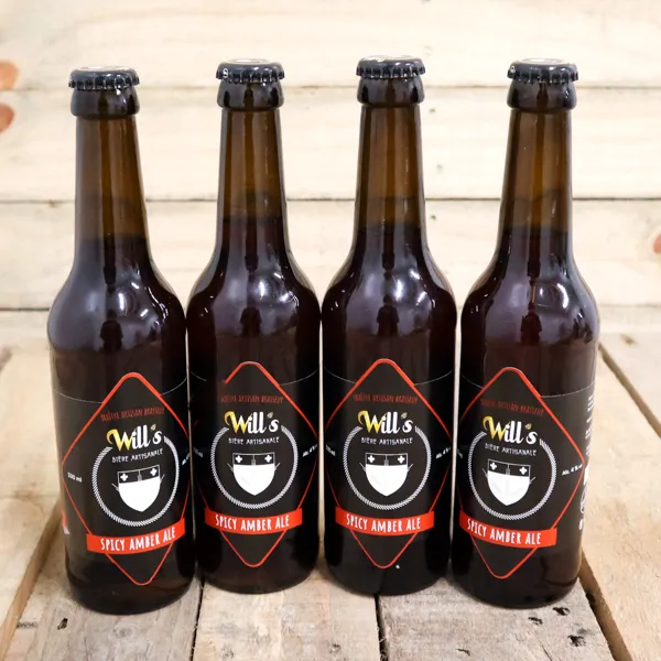 Bière ambrée épicée / 33cl x4 - Vins Rouges Harmonieux pour Chaque Occasion Archives des Bières 33cl - Brasserie du Vignoble - Brasserie artisanale à  Ribeauvillé
