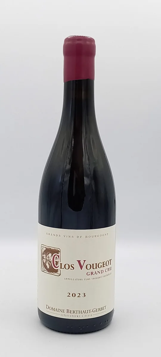BOURGOGNE CLOS VOUGEOT GRAND CRU DOMAINE GERBET Vins Rouges Harmonieux Occasion