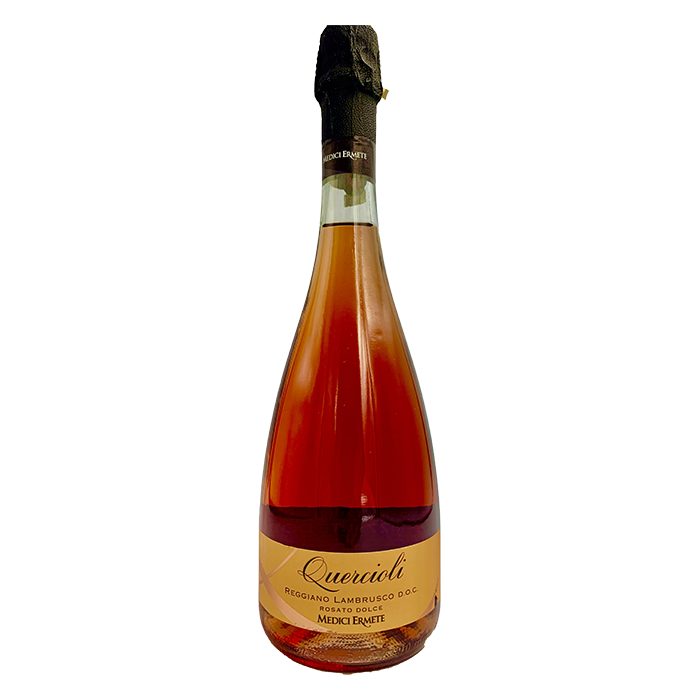 Lambrusco Reggiano Rosato Dolce – Quercioli Medici Ermette (Effervescent Rose – Italie) - Édition Limitée – L’Art de la Table Française en Promotion !