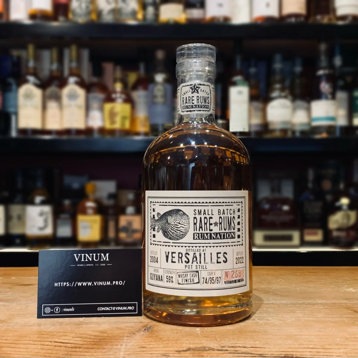 Rum Nation Versailles 2004 Whisky Finish - Vins Rouges Harmonieux pour Chaque Occasion - panama rum nation finish vin occasion