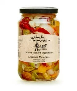 Légumes Mélangés Marinés (Gardiniera) Uncle Yiannis 720ml - Vins Rouges Harmonieux pour Chaque Occasion - {'count': 1, 'name': 'AigreDoux'}