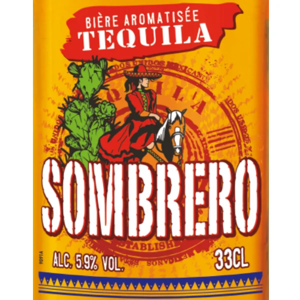 SOMBRERO – Bière aromatisée à la Tequila – Fût 20 Litres – 5,9% - Vins Rouges Harmonieux pour Chaque Occasion
