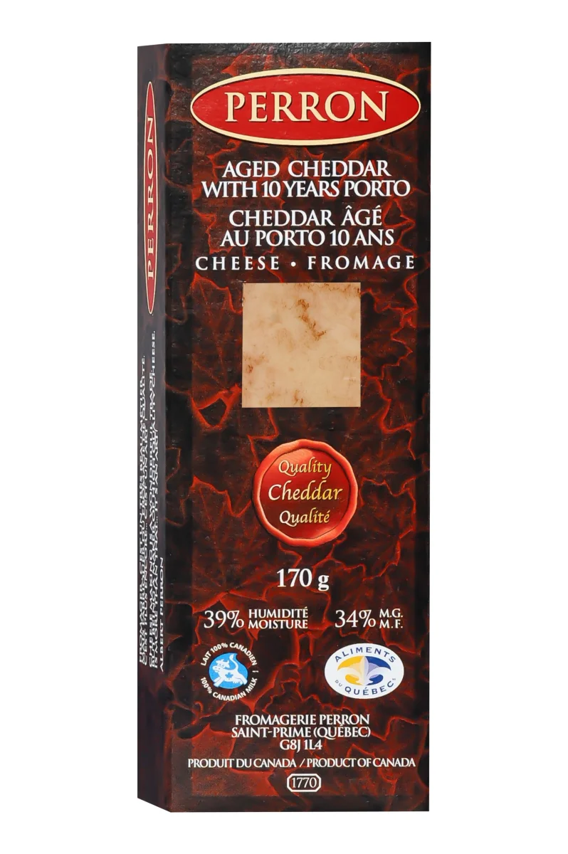 Cheddar agé 10 ans au porto Perron - Vins Rouges Harmonieux pour Chaque Occasion - Wine