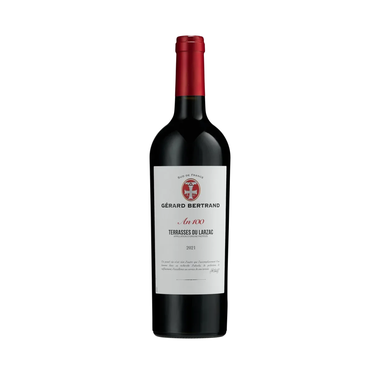 Gérard Bertrand Héritage An 100 AOP Terrasses du Larzac 75cl Rouge - Vins Rouges Harmonieux pour Chaque Occasion