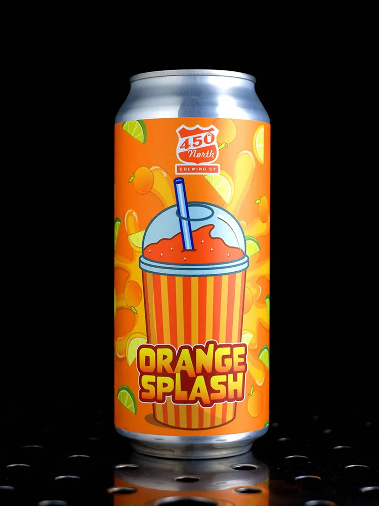 450 North | SLUSHY XL Orange Splash | Smoothie Sour Orange Mandarine Limonade | 5,3% - Vins Rouges Harmonieux pour Chaque Occasion
