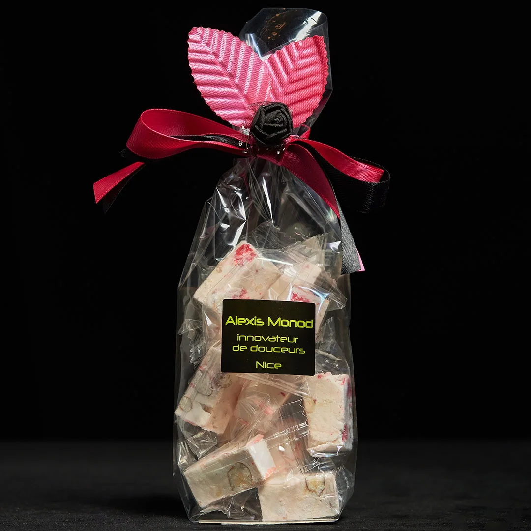 Nougats d’appellation Montélimar framboise 100gr - Édition Limitée – L’Art de la Table Française en Promotion ! Etsy