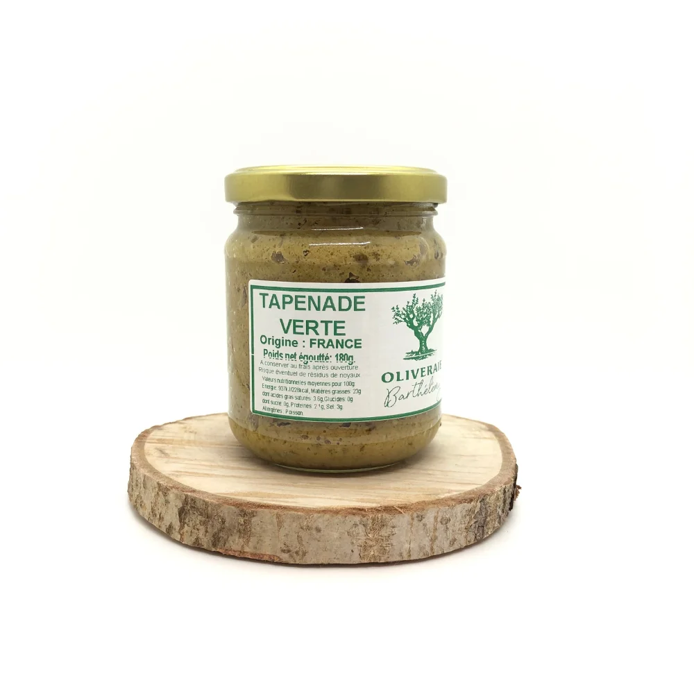 TAPENADE VERTE 180G - Vins Rouges Harmonieux pour Chaque Occasion