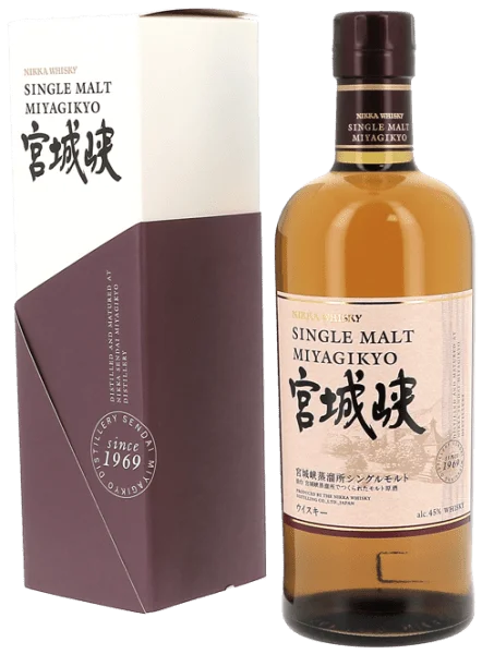 MIYAGIKYO SINGLE MALT 45° 70CL - Vins Rouges Harmonieux pour Chaque Occasion Miyagikyo 10 ans 45% | Ancienne Édition Nikka