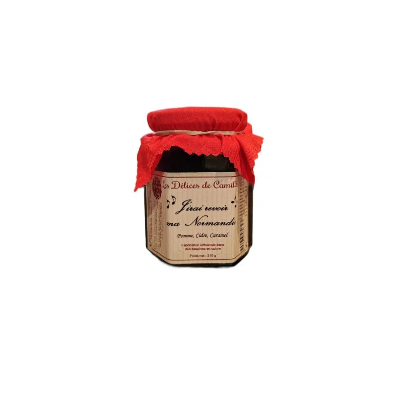 Confiture “J’irai revoir ma Normandie ” – Les Délices de Camille - Vins Rouges Harmonieux pour Chaque Occasion - {'count': 3, 'name': 'Cadeau'}
