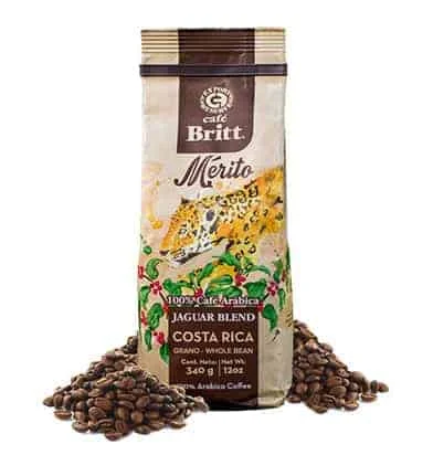 Cafe Britt Jaguar Blend Whole Bean Medium Dark Roast Coffee 12oz - Saldi Straordinari – Offerte Speciali Disponibili Adesso