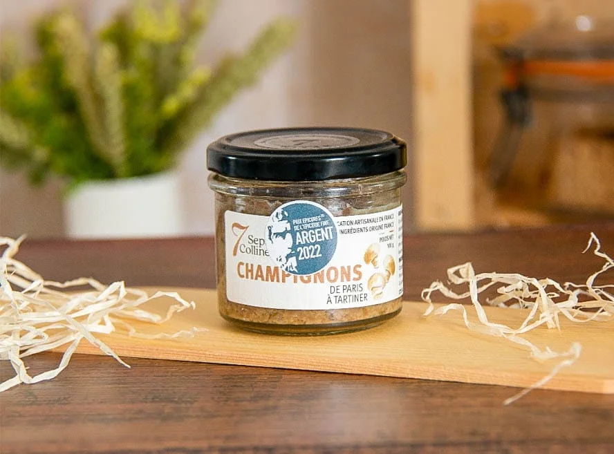 Tartinade aux Champignons de Paris 100g - Vins Rouges Harmonieux pour Chaque Occasion - {'count': 1, 'name': 'gras'}