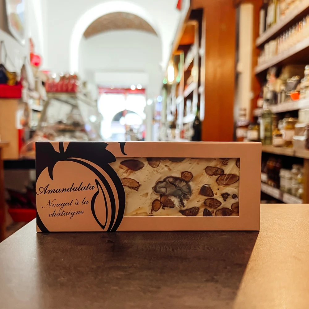 Nougat à la Châtaigne Orsini - Édition Limitée – L’Art de la Table Française en Promotion ! Nougat - artisans français | galeries lafayette le gourmet - vente en ligne  | Galeries Lafayette Le Gourmet