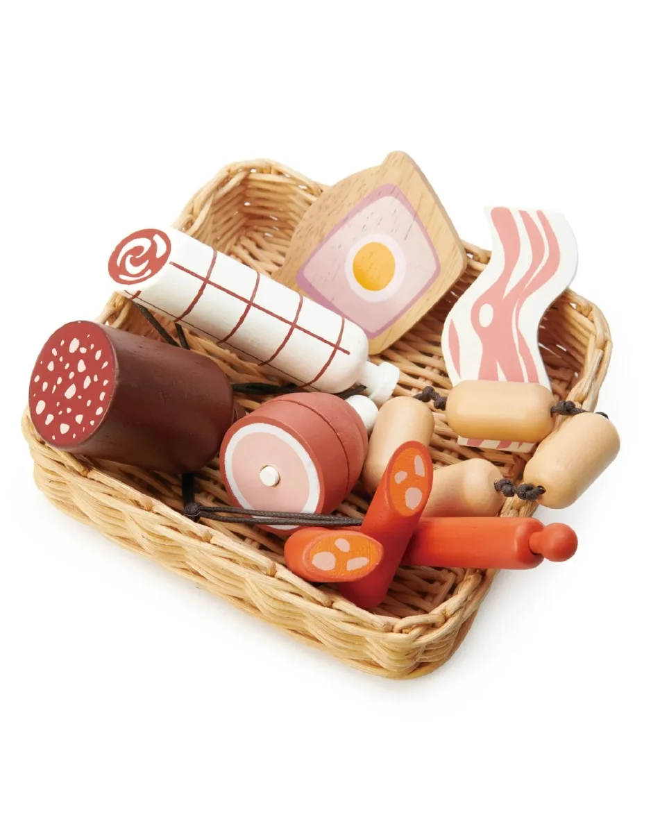 Panier de charcuterie - Tender Leaf - Boutique Maman & Bébé – Produits Essentiels au Quotidien Paniers gourmands basques & coffrets cadeaux du Sud-Ouest