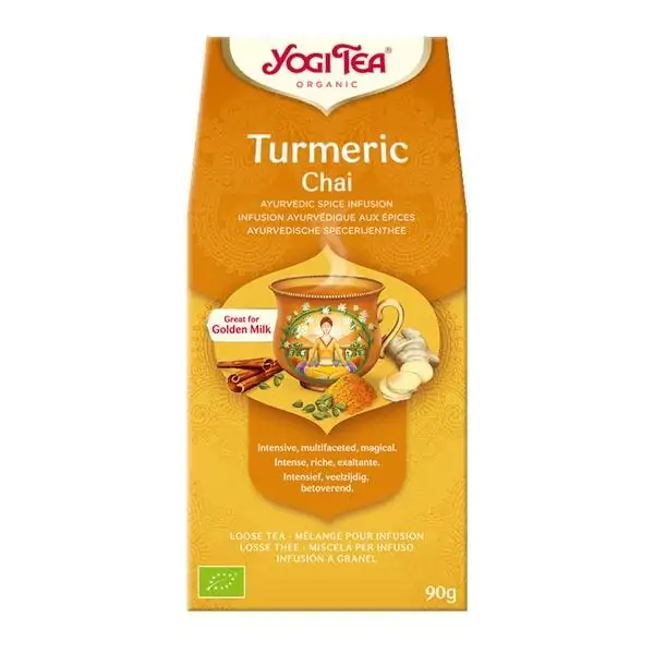 Infusion ayurvédique Chaï Curcuma vrac 90 gr Yogi Tea - Saldi Straordinari – Offerte Speciali Disponibili Adesso - chai tea infusion chaï gr