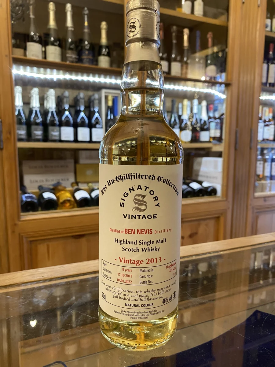 Signatory Vintage – Ben Nevis 2013, 8 ans, 46° - Vins Rouges Harmonieux pour Chaque Occasion Lot de 8 verres à vin anciens en cristal gravé art deco frise de laurier  1920-1930 | Selency