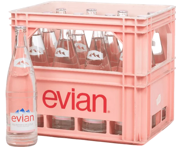 EVIAN VC 12X1L - Édition Limitée – L’Art de la Table Française en Promotion !