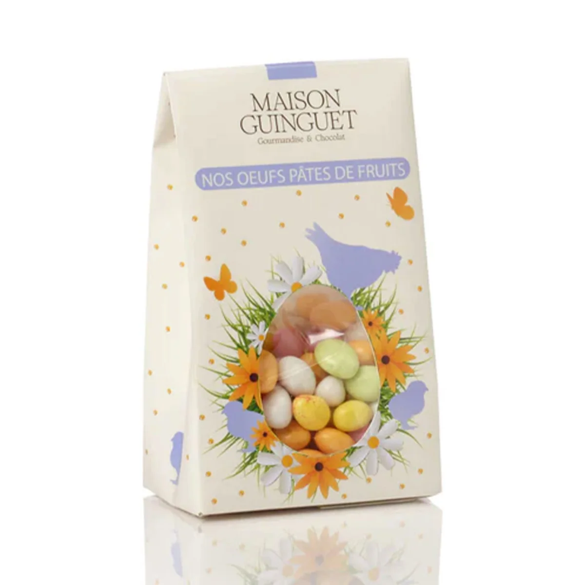 GUINGUET Oeufs pâtes de fruits 120g - Vins Rouges Harmonieux pour Chaque Occasion