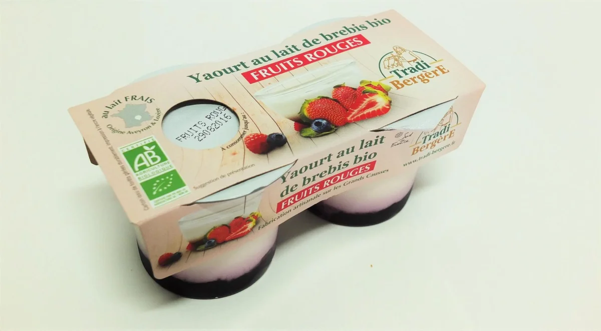 Yaourts de brebis bio aux fruits rouges 2x100g - Offre Mayrand limitée dans le temps ⏳ Ne tardez pas à commander !