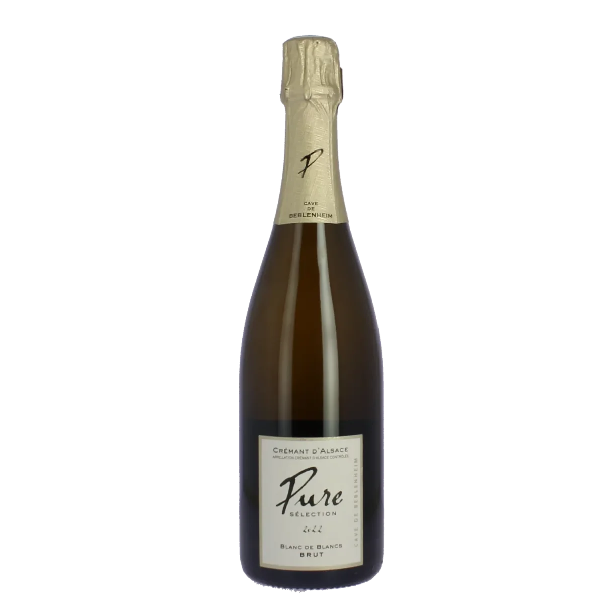 Crémant d’Alsace Brut Blanc de Blancs Pure Sélection - Vins Rouges Harmonieux pour Chaque Occasion - Caves
