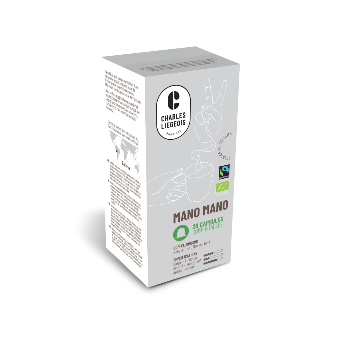 Cafe caps mano mano 20pcs charles liegeois - Saldi entreprise Straordinari – Offerte Speciali Disponibili Adesso