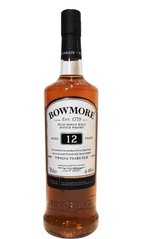 Bowmore 12 Years Old - Vins Rouges Harmonieux pour Chaque Occasion Domaine Bowmore - Ecosse Islay