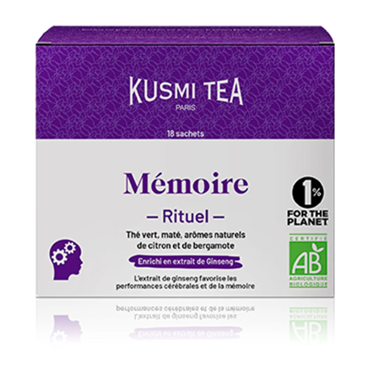 Kusmi Tea sachets rituel mémoire Bio 36g - Vins Rouges Harmonieux pour Chaque Occasion - {'count': 1, 'name': 'CRIGEMA'}