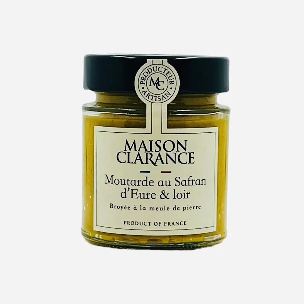 MOUTARDE AU SAFRAN D’EURE ET LOIR MAISON CLARANCE - Vins Rouges Harmonieux pour Chaque Occasion - {'count': 1, 'name': 'épicerie'}